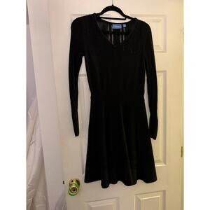 Black knit dress by Vera wang size petite medium